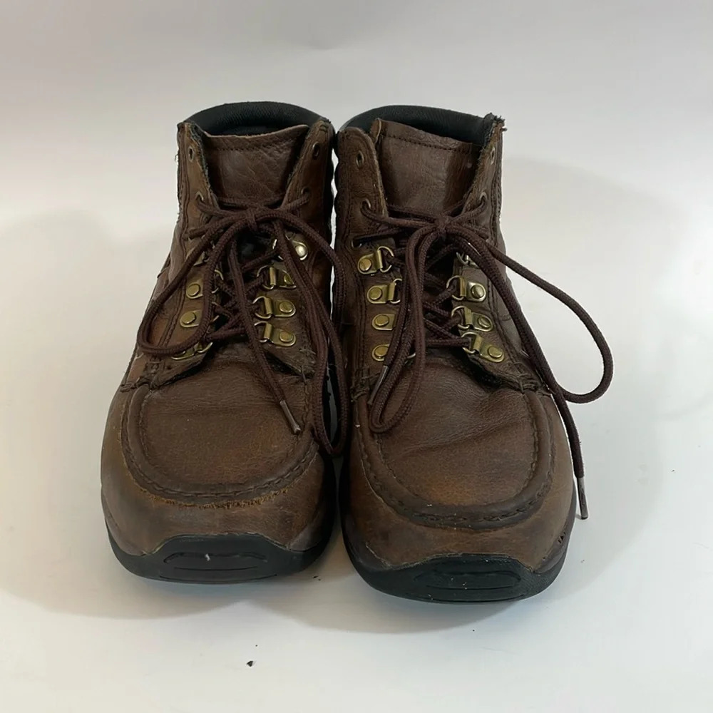 Roper men’s leather lace‎ up boots size 10